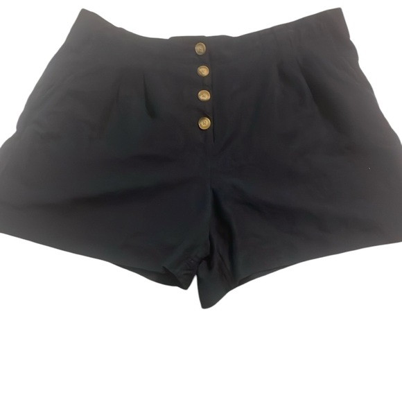 LOFT Blue High Waist Shorts - Picture 6 of 7